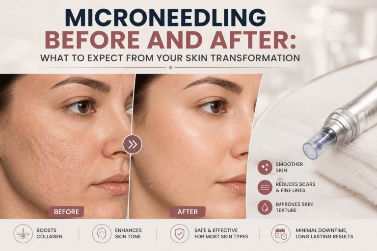 Microneedling Before and After