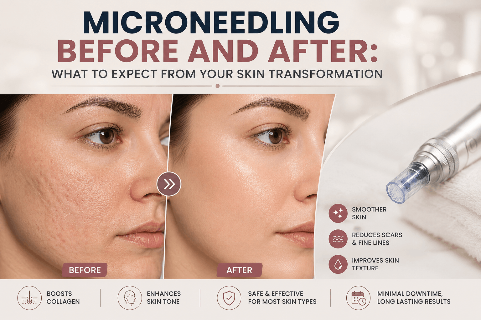 Microneedling Before and After