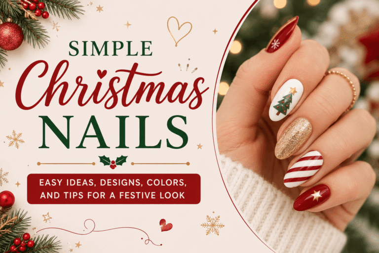 Simple Christmas Nails