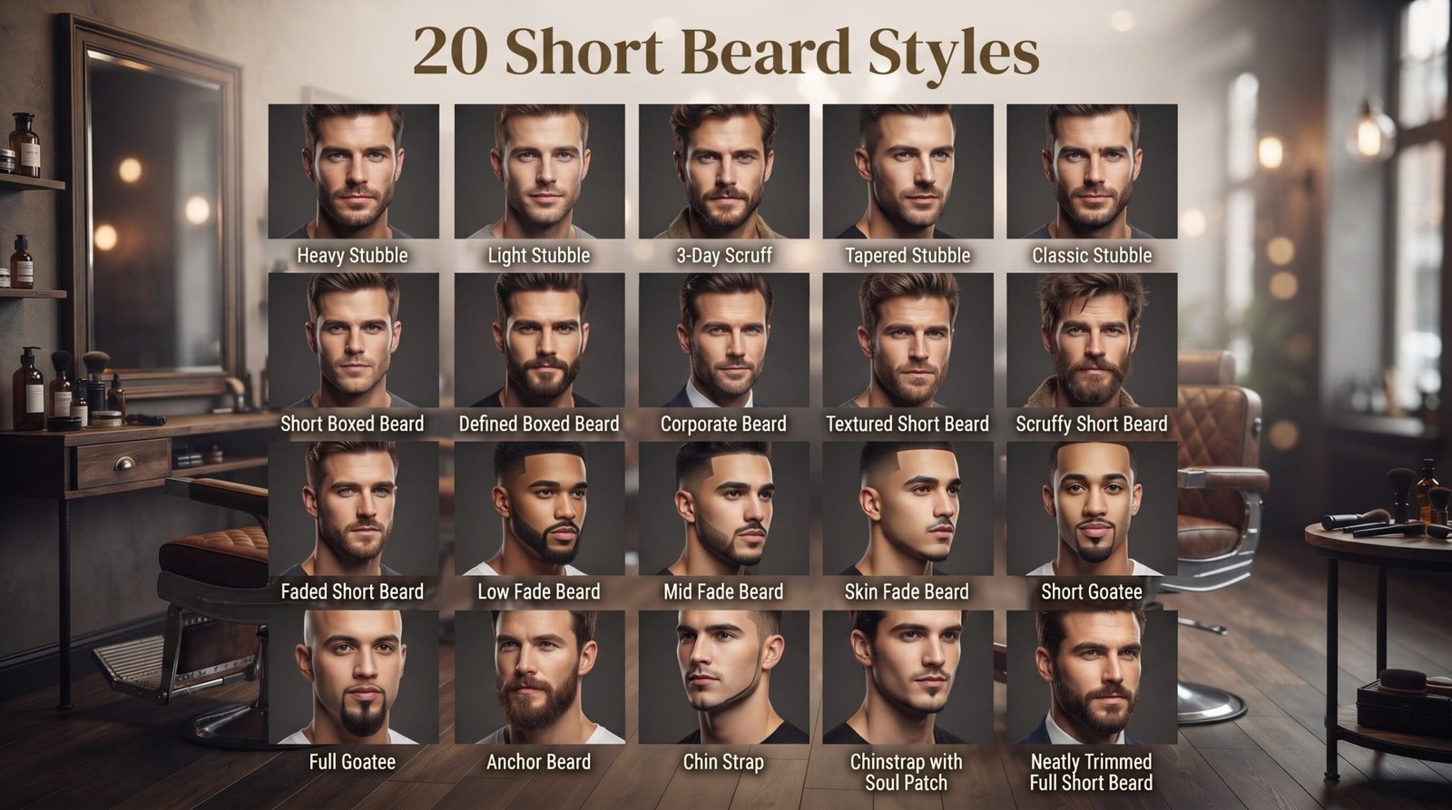 20 short beard styles