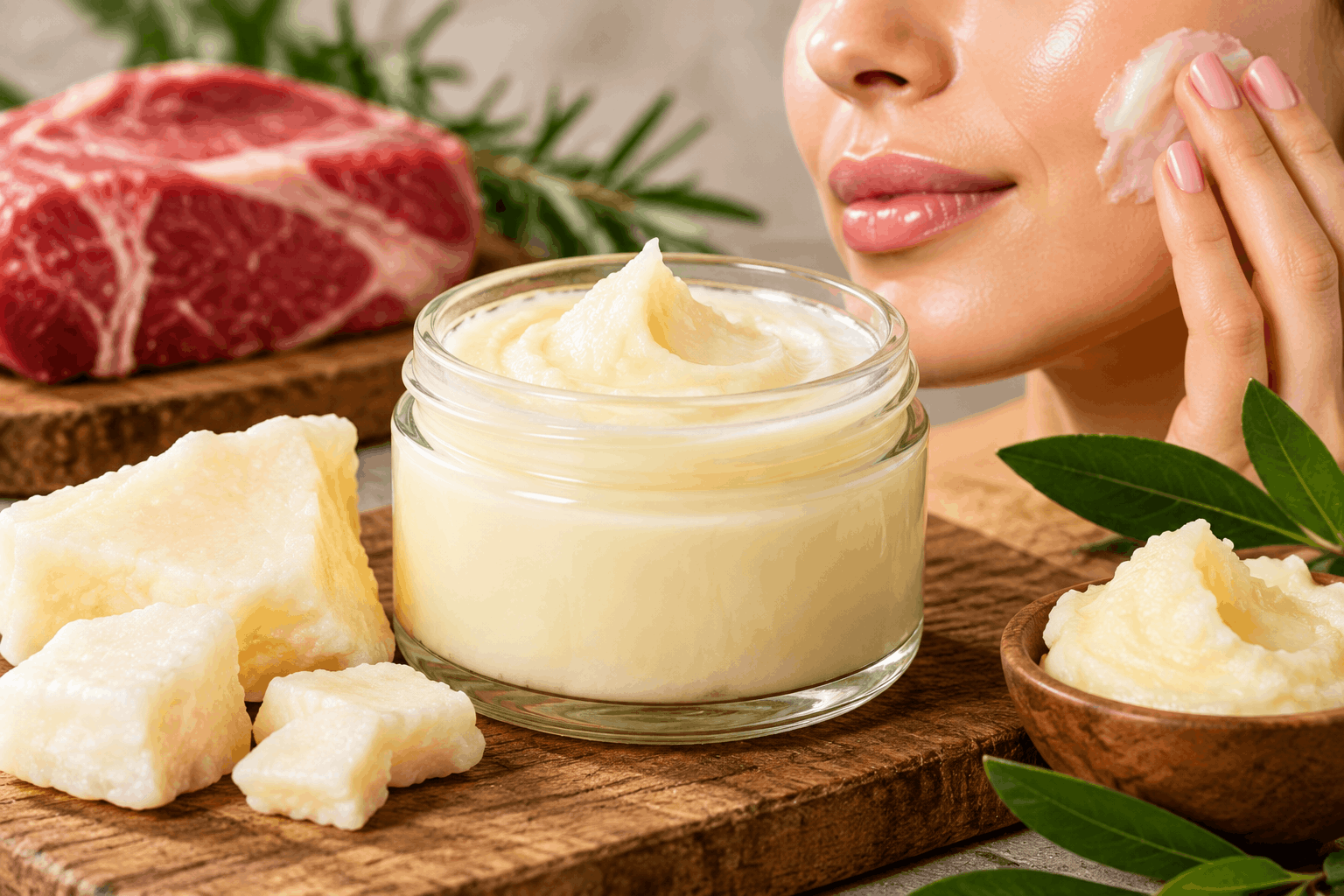 Beef Tallow for Skin
