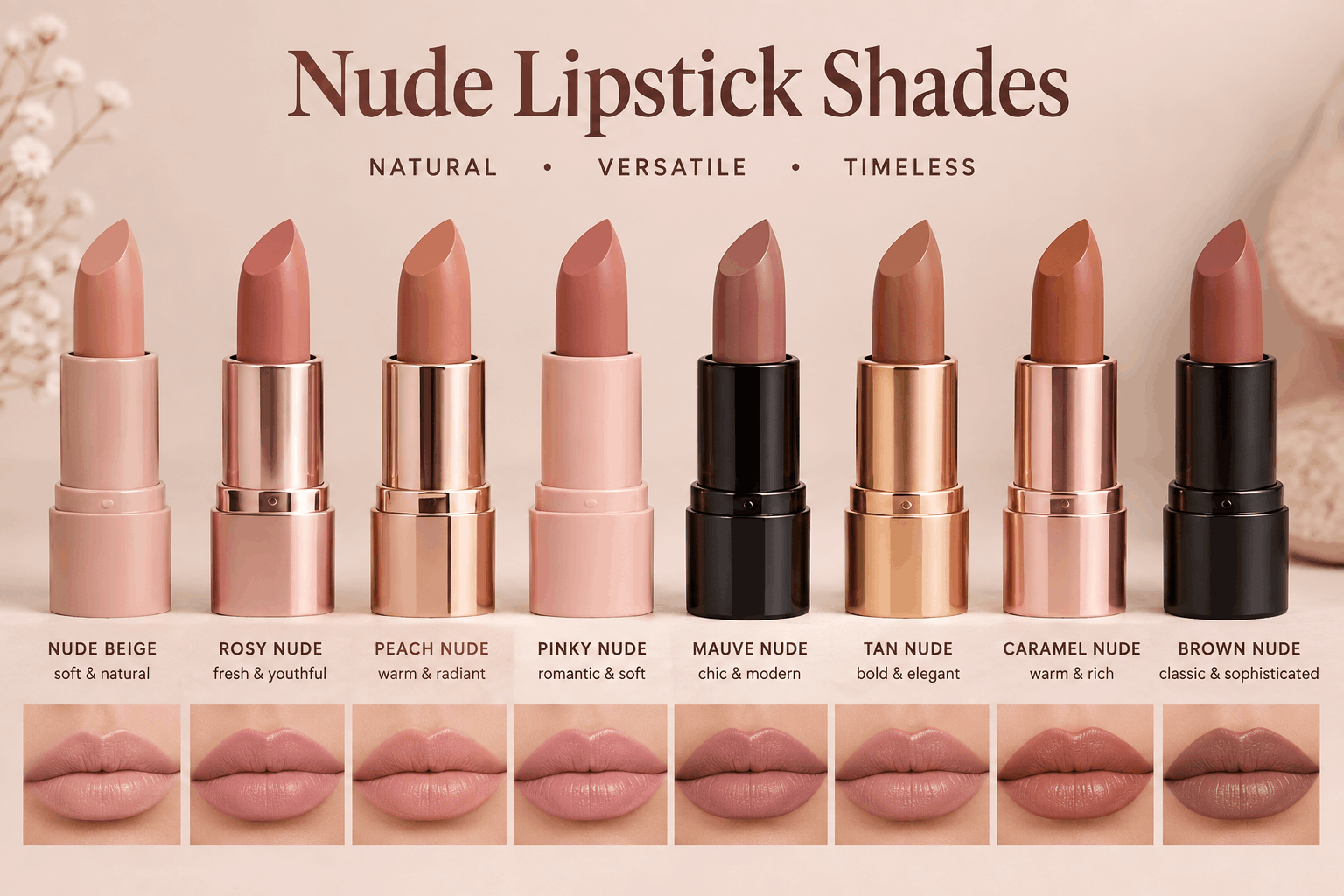 Nude Lipstick Shades