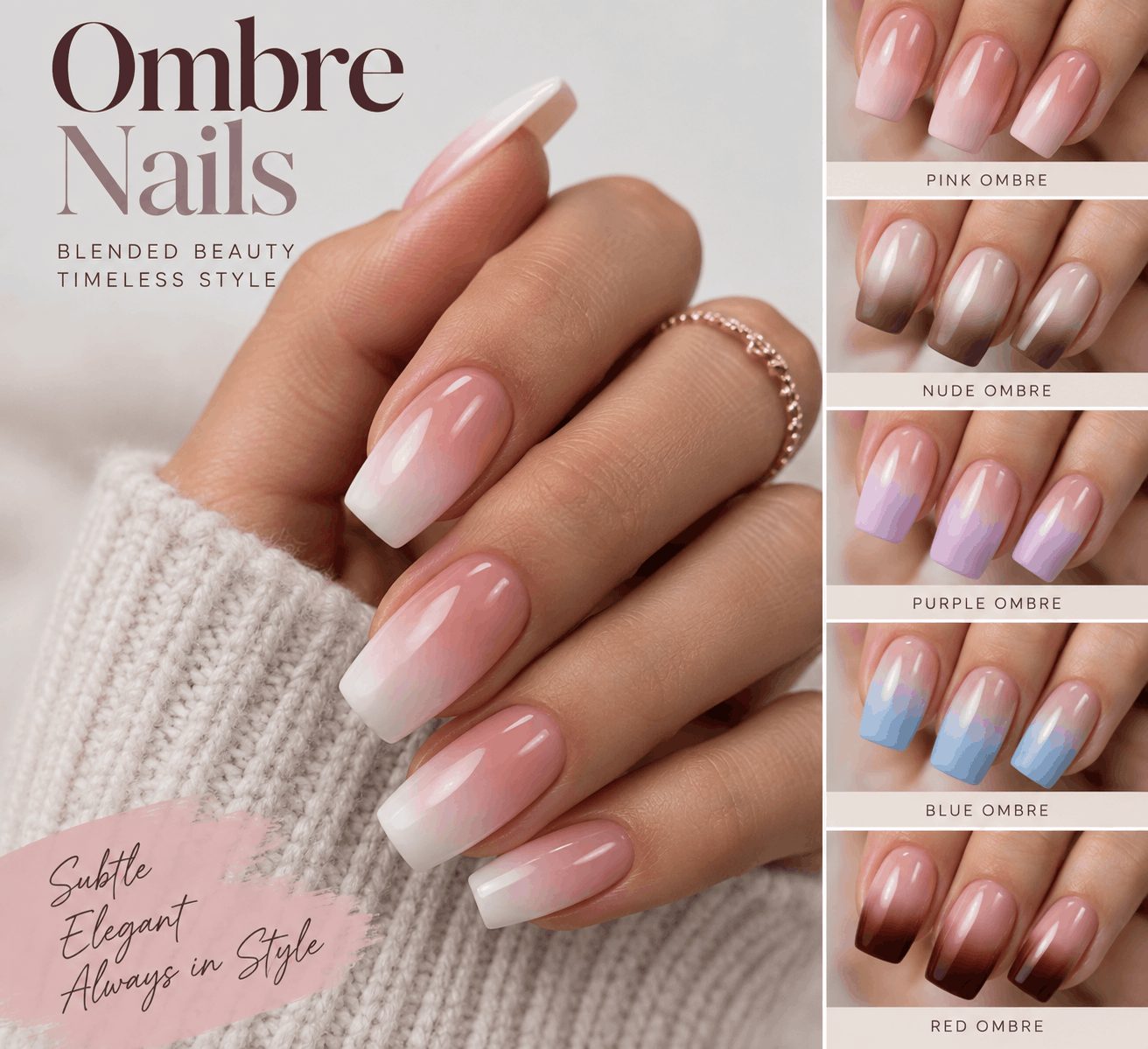 Ombre nails