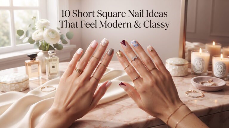 Short Square Nails