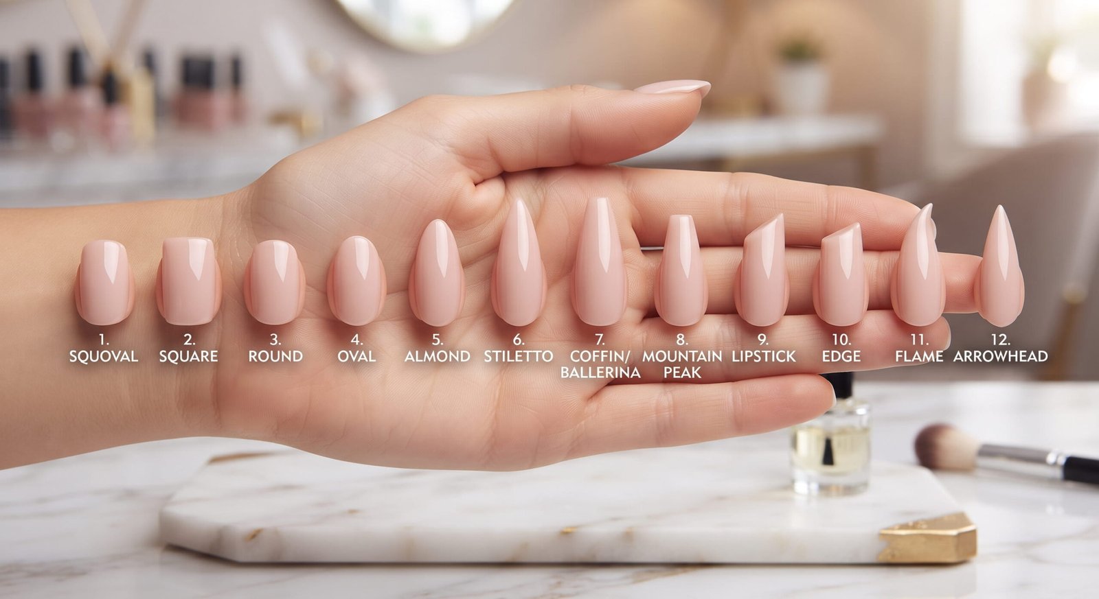 Nail shapes