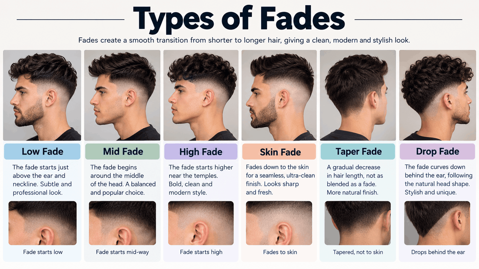 Types of Fades