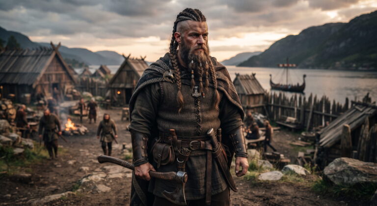 viking braids men